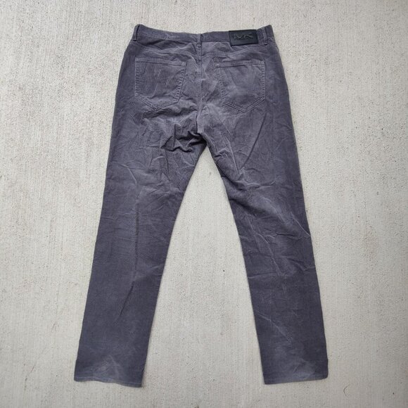 Designer 'Michael Kors' grey corduroy trousers men's size 34x34 - Picture 2 of 4